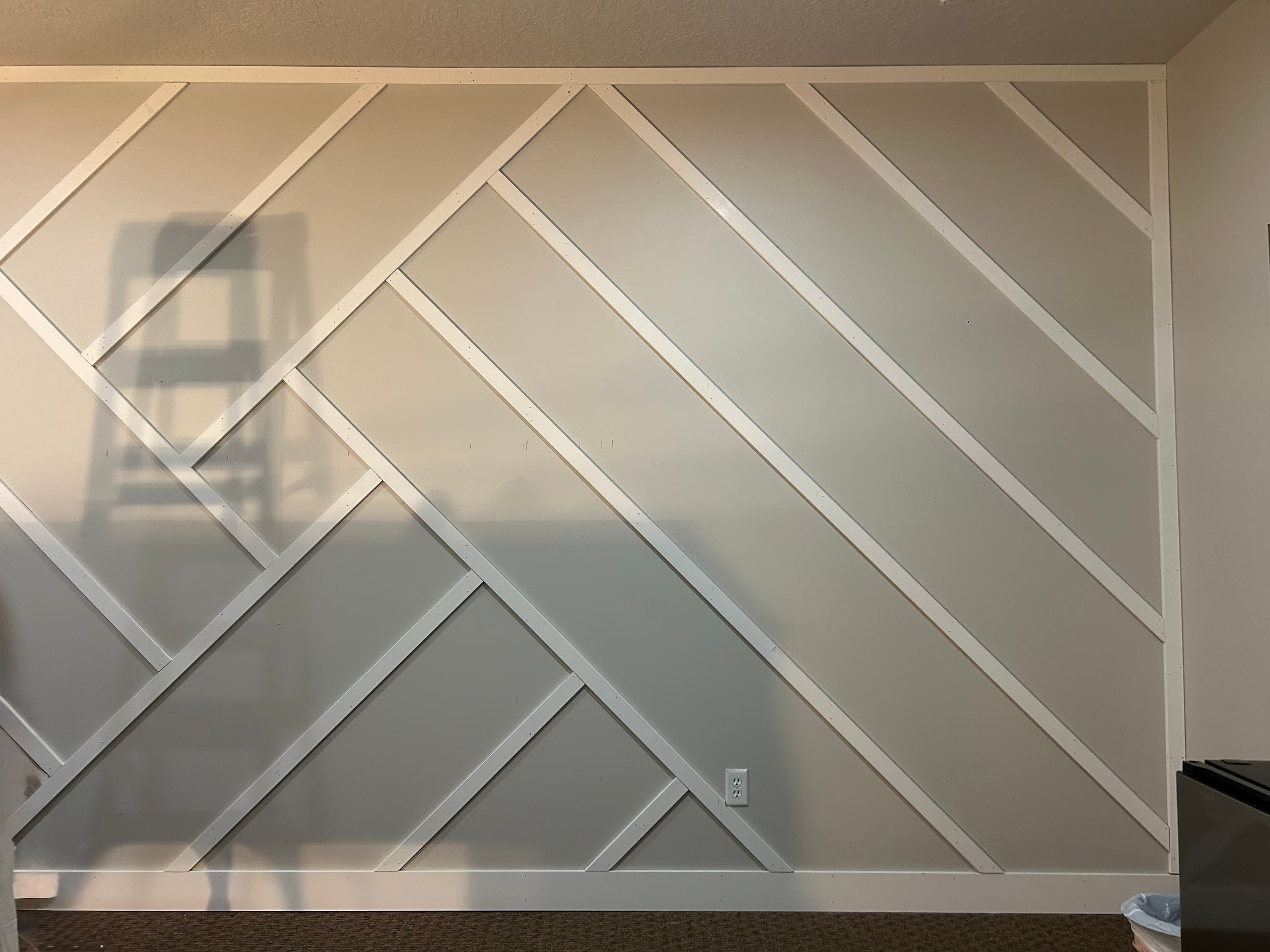 Accent Wall & Paint Finish